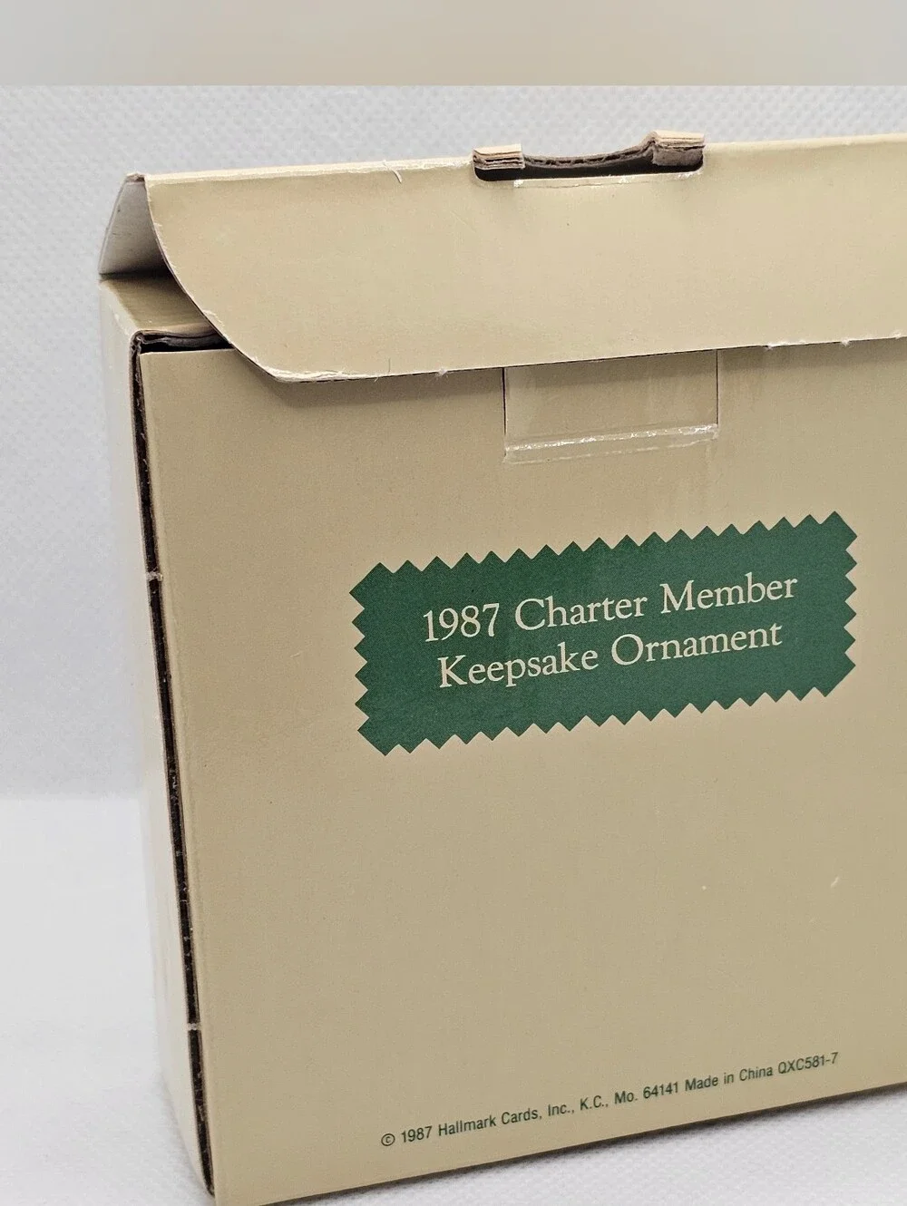 Hallmark 1987 CAROUSEL REINDEER Ornament COLLECTOR'S CLUB Christmas limited Box